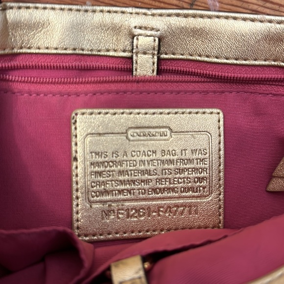 Like New! Coach Logo Purse - Picture 3 of 5